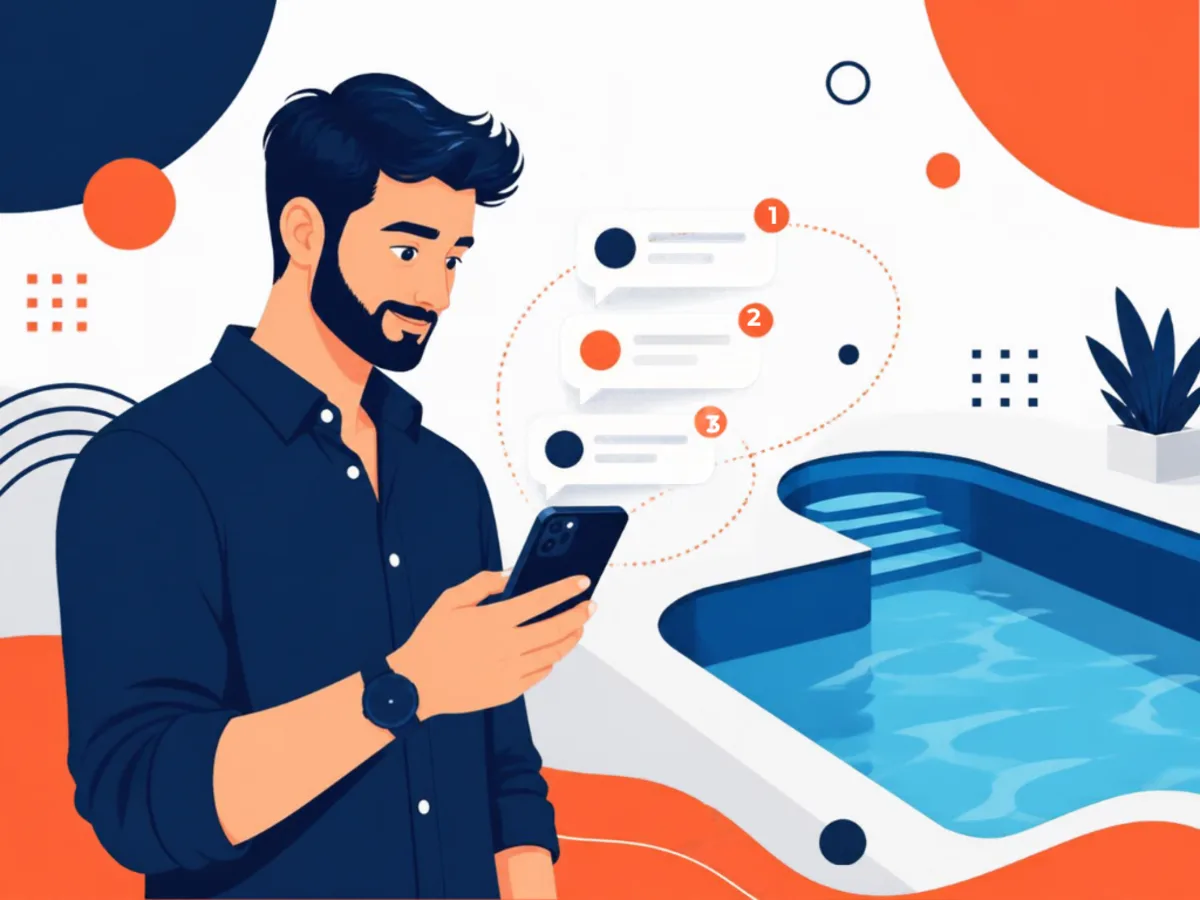 Marketing para fábricas de piscinas de fibra: guía 2026