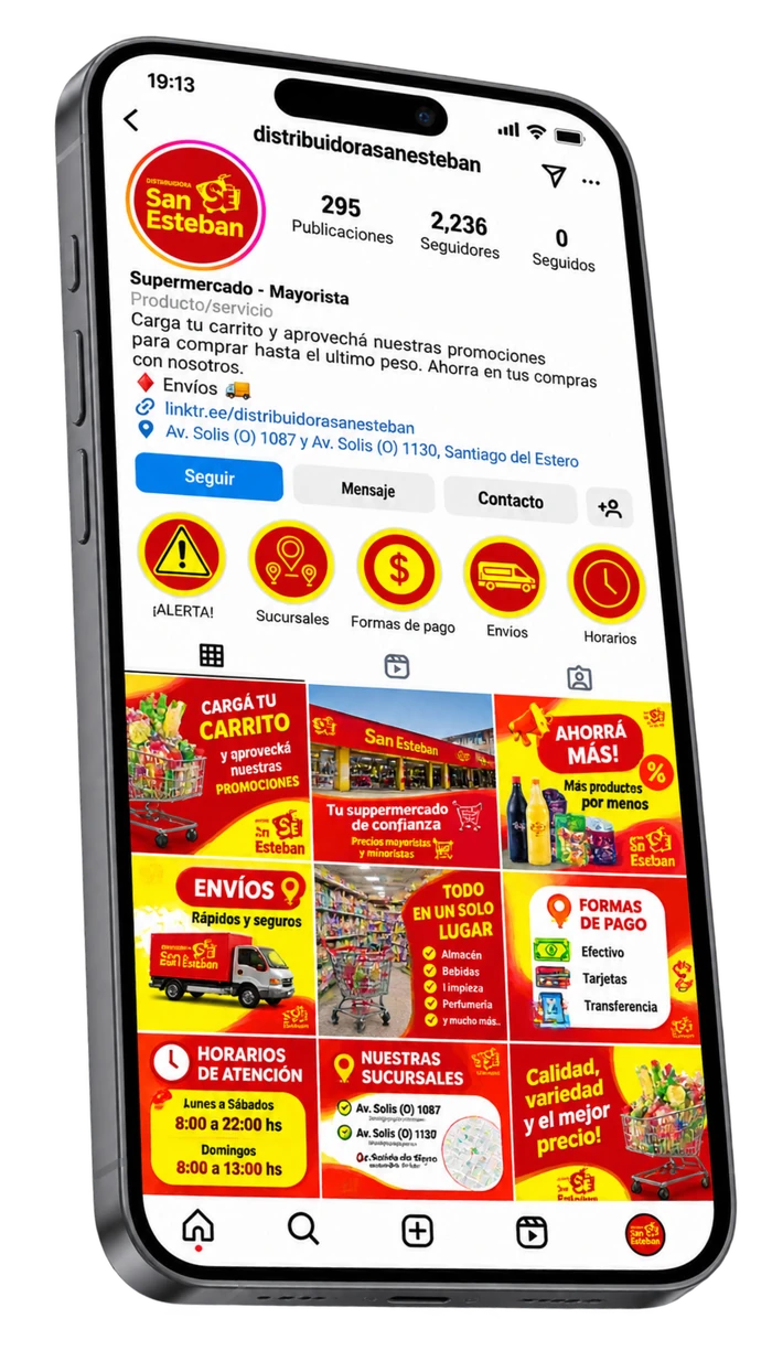 Instagram — Distribuidora mayorista