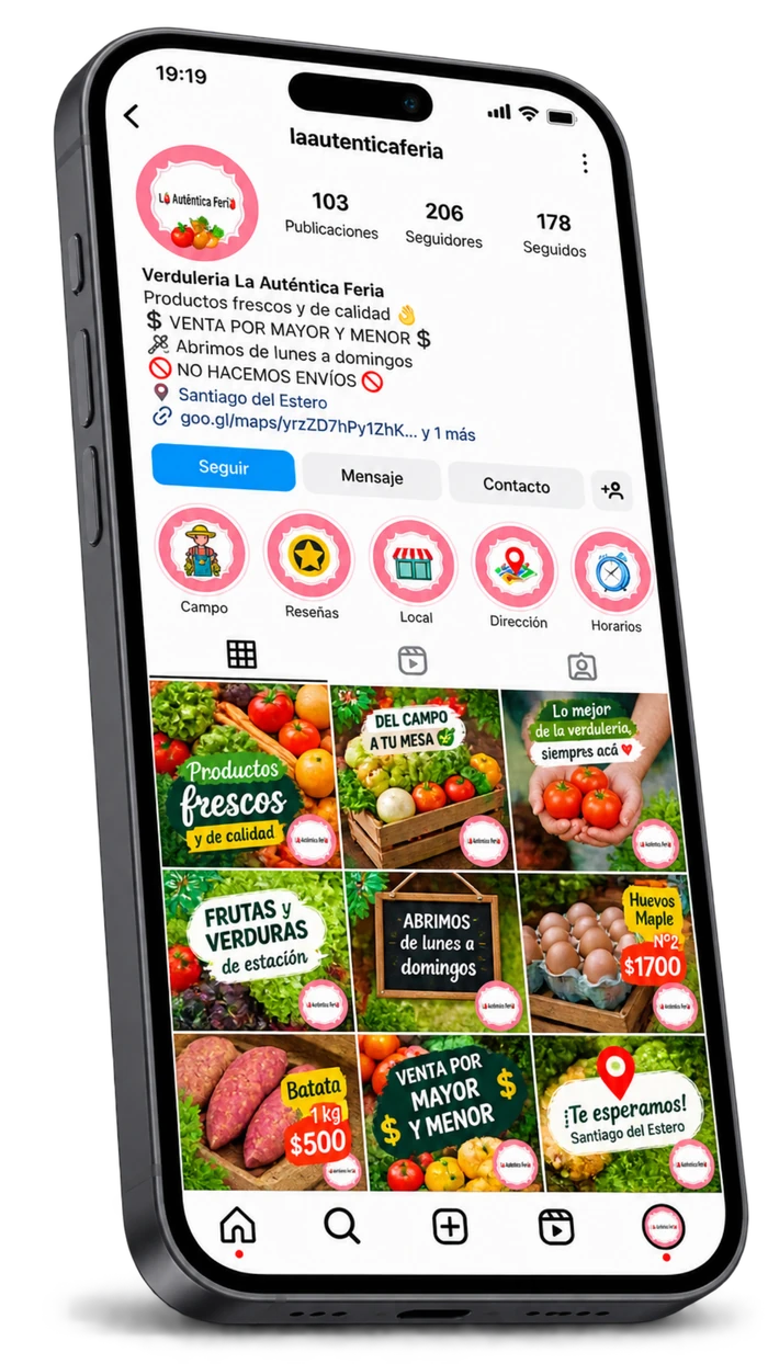 Instagram — Verdulería
